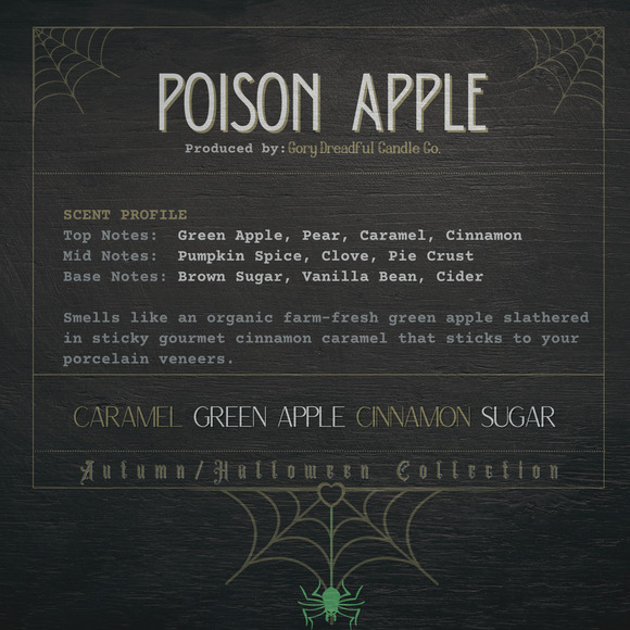Poison Apple Sizzling Room Salt Potpourri: Caramel Green Apple Cinnamon Sugar - Picture 2 of 10